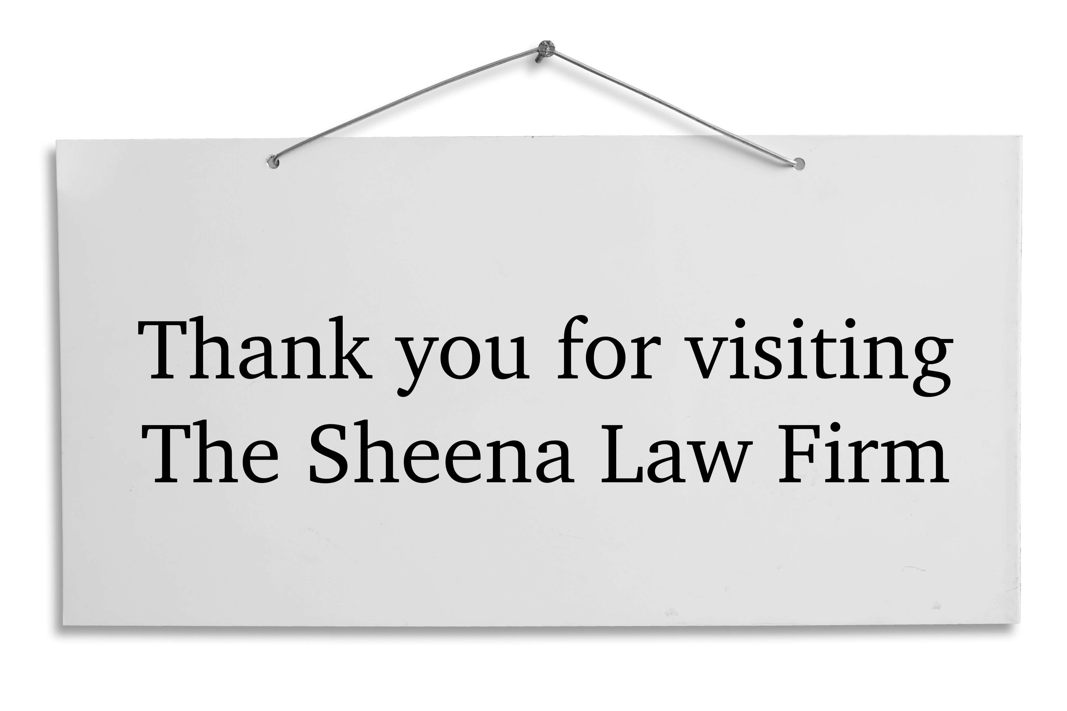 Thank you for visiting The Sheena Law Firm